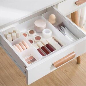 Drawer Organizer Trays Set 5 Pieces Plastic Storage Box Bedroom Kitchen Bathroom
